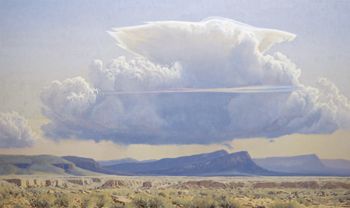 Wilson Hurley - A CUMULUS CLOUD BUILDING OVER 4TH OF