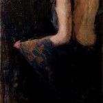 Wanda Choate, Cashmere, oil, 24 x 11.