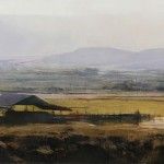 Douglas Fryer, Farm on Mountainville Road, oil, 18 x 36.