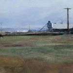 Douglas Fryer, North Valley Farm, oil, 15 x 30.