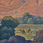 Howard Post, Canyonland Pasture, oil, 44 x 36.