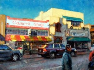 Desmond O’Hagan, Sunset, Santa Fe, oil, 36 x 48.