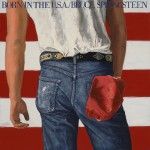 Carl Kunz, Bruce Springsteen: Born in the U.S.A., oil, 36 x 36.
