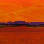 Mark Bowles, Southwest Ridge, acrylic, 48 x 36.