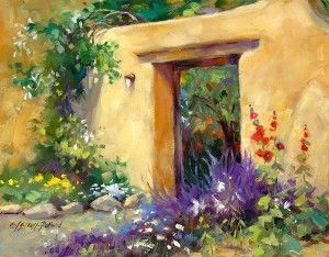 Julie Gilbert Pollard, Santa Fe Floral, oil, 11 x 14. 