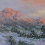 Marla Smith, Granite Mt. Glow, oil, 11 x 14.