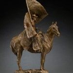 Herb Mignery, The Colors of a Cowboy, bronze, 32 x 10 x 17.