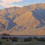 Charles Muench | Inyo Mountains Sunset, oil, 20 x 32.