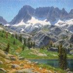 Charles Muench | Sierra Classic, oil, 40 x 40.