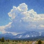 Charles Muench | Sierra Summer Storm, oil, 12 x 12.