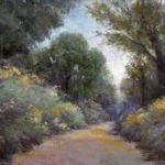 Joey Frisillo, Path Through the Chamisa, oil, 12 x 16.