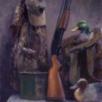 Ryan Jensen, Ryan’s Hunting Gear, oil, 40 x 30.