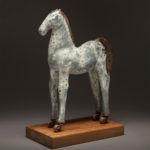 Amy Laugesen, Pleasure Horse, ceramic/metal/wood, 19 x 14 x 7.