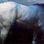 Aron Belka, Gray Ghost, oil, 40 x 60.