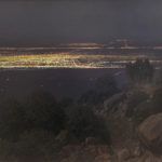Wilson Hurley, City Lights, oil, 32 x 48.