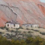 Jeri Salter, Remnants of Another Time, pastel, 12 x 20.