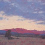 Dan Schultz, Ojai Valley Sundown, oil, 11 x 14.