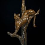 Tim Shinabarger, The Apparition, bronze, 40 x 22 x 13, Wilcox Gallery.