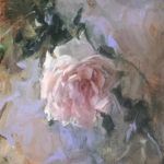 Jenny Buckner, Rose II, oil, 10 x 8.