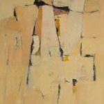 Louis Ribak (1902-1979), Yellow and Red, ca. 1969, oil, 36 x 24. Estimate: $7,000-$10,000.