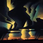 Ed Mell, Cloud Lighting, oil, 60 x 60.