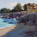 Camille Przewodek OPAM, Monterey Shore, oil, 14 x 20.