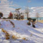 Anthony M. Cairo, Winter Light, oil, 20 x 30.