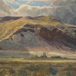 George Carlson, Sentinel Bluffs (2008), oil, 36 x 43.