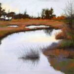 Barbara Churchley, Autumn Wetlands, pastel, 11 x 14.