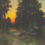 Thomas Moran, Solitude, Coconino Forest, Arizona, oil, 20 x 30. Estimate: $400,000-$600,000.