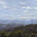 Carl Bretzke, Valley Below, oil, 16 x 20.