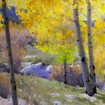 Gregory Packard, Autumn Glow, oil, 36 x 36.