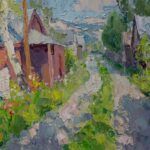 Gregory Packard, Crested Butte Charm, oil, 14 x 20.