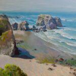 Gregory Packard, The Beautiful Pacific, oil, 30 x 48.