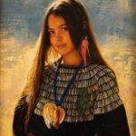 Karen Knoles, Indian Pearls, oil, 16 x 12. $4,000-$6,000.