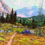 Robert Moore, Wind River Mountains, oil, 30 x 40.