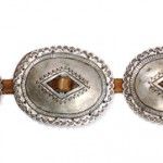 A Navajo first phase style silver concho belt, length 39 inches, (late 19th/early 20th century). Estimate: $1,500-$2,500.