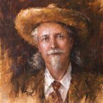 Todd A. Williams, William Frederick (Buffalo Bill) Cody, Lincoln County, oil, 20 x 16.