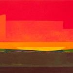 Mark Bowles, Balancing Summer Heat, acrylic, 64 x 78.