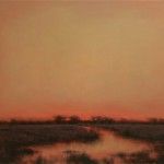 Nancy Bush, Autumn Twilight, oil, 36 x 40.