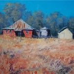 Michael Ome Untiedt, Americana, Red, White, and Blue; These Colors Don’t Run, oil, 16 x 20.
