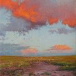 Amy Karnes, September Sunset, oil, 36 x 24.