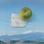 Randy Van Dyck, Apple Pi, acrylic, 11 x 11.