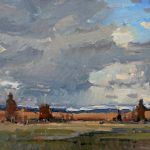 Eric Jacobsen, Approaching Rain, oil, 15 x 24.