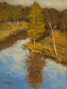 David Griffin, Back Country, oil, 12 x 9.