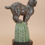 Gerald Balciar, Desert View, bronze, 17 x 11 x 6.