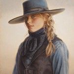 Carrie L. Ballantyne, Wyoming Blue Eyes, oil, 15 x 12.