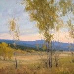 Keith Bond, Autumn Evening, oil, 16 x 20.