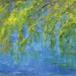 Joseph Breza, Willows in Spring, oil, 24 x 30.