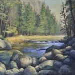 Brian Jillson, Yosemite Creek, oil, 24 x 30.